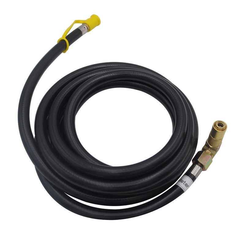 METER STAR Propane Gas Quick Connect Adapter 12Ft RV Quick-Connect Extension Hose and Propane Elbow Adapter Fitting Kit for 17Inch/22Inch Blackstone Griddle - Image 4